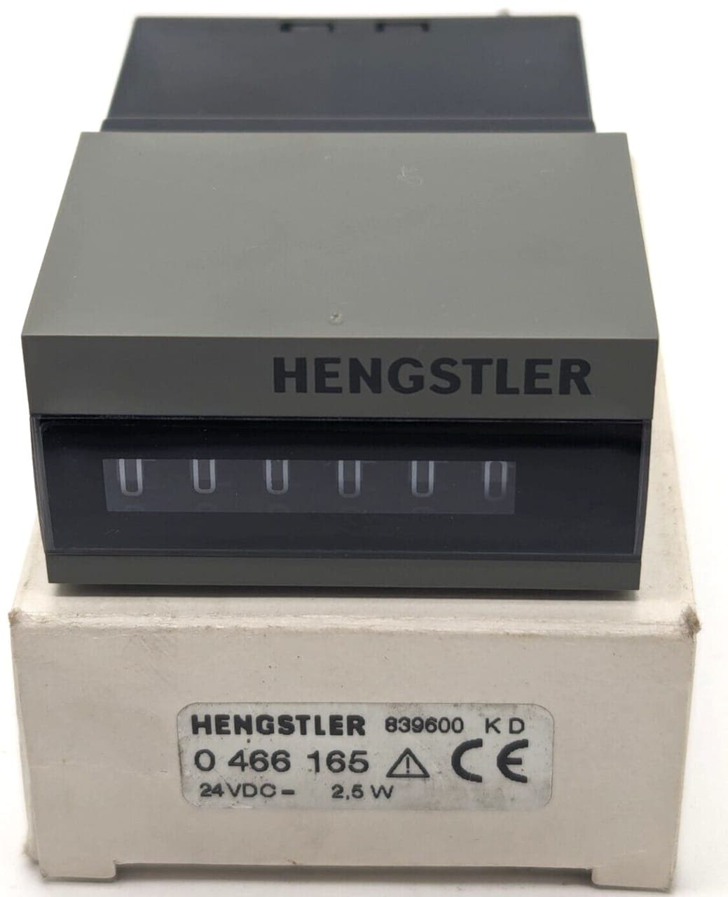 Hengstler Summenzähler 0 466 165 24VDC -2,5W NEW OVP