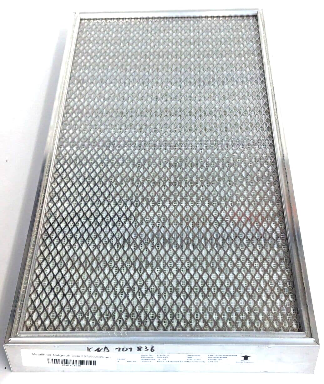 Metallffilter Natgraph klein 287x592x49mm NEW
