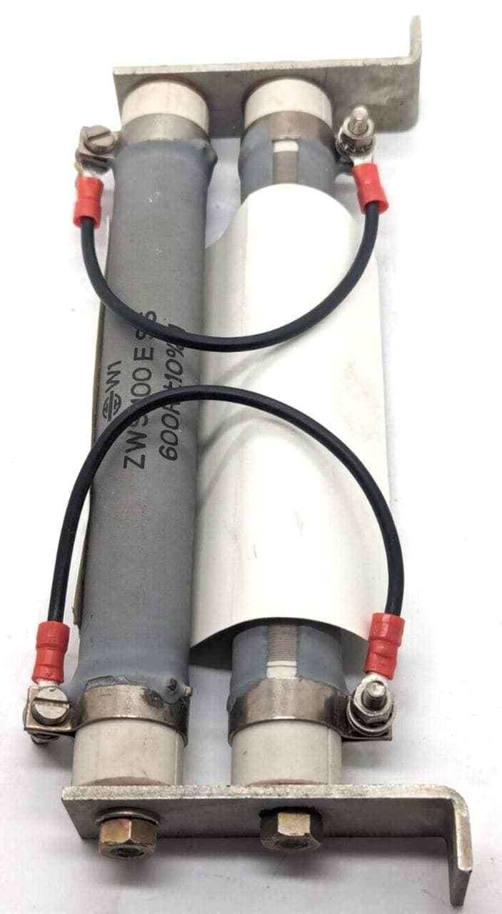 2x ZWS 100 E SS 600R zementierter Drahtwickelwiderstand