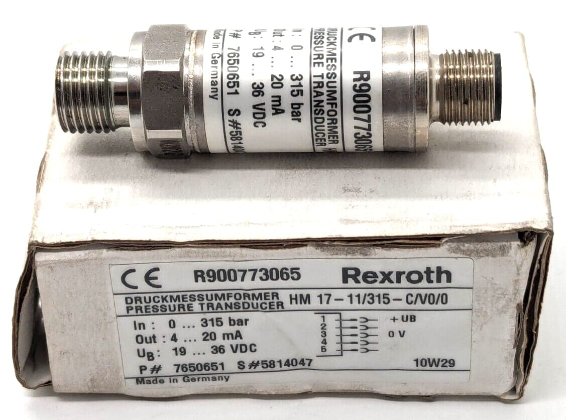 Rexroth HM 17-11/315-C/V0/0 Drucksensor 315bar NEW OVP