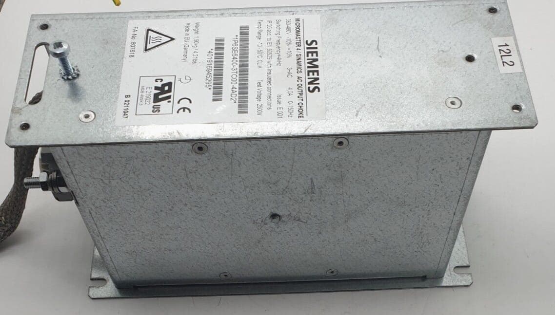 Siemens Micromaster 4 Sinamics AC Output choke 1P6SE6400-3TC00-4AD2