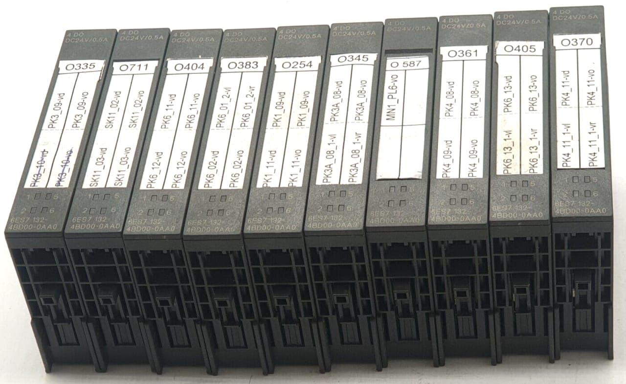 10x Siemens Simatic S7 6ES7 132-4BD00-0AA0 Digitalausgabe