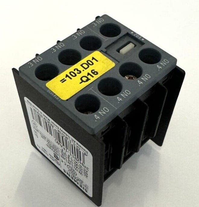 4x Siemens 3RH2911-1FA40 Hilfsschalter / Auxiliary switch 10A 240V