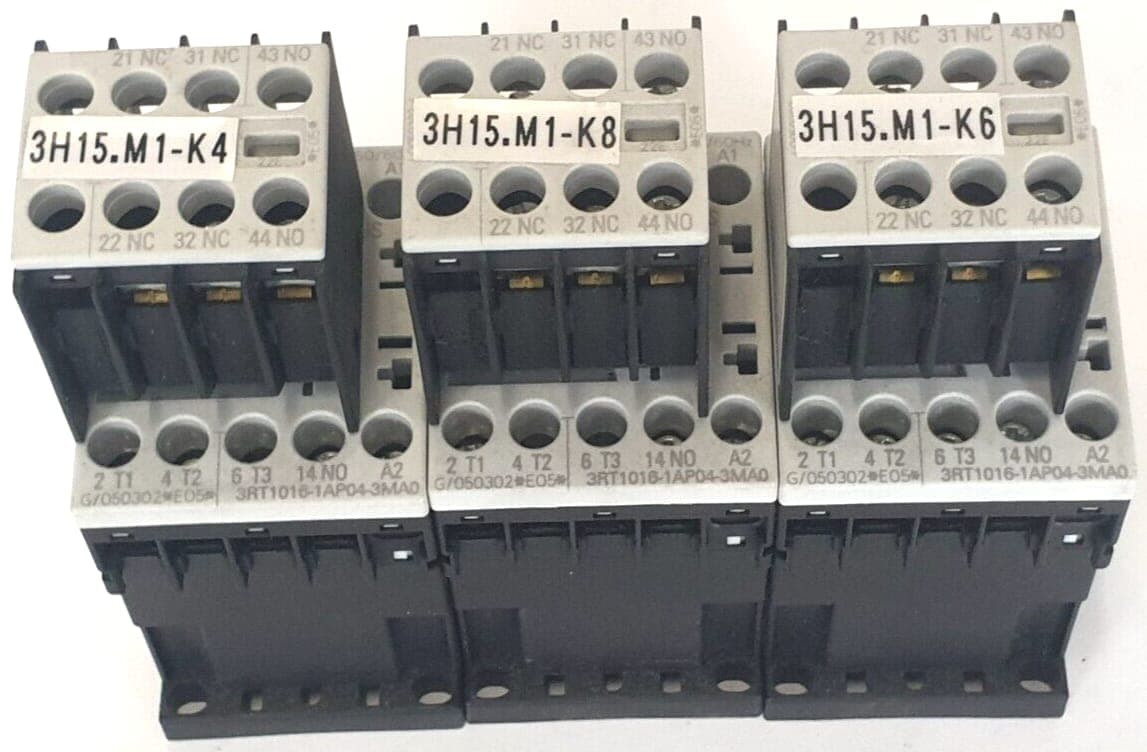 3x Siemens 3RT1016-1AP04-3MA0 Schütz