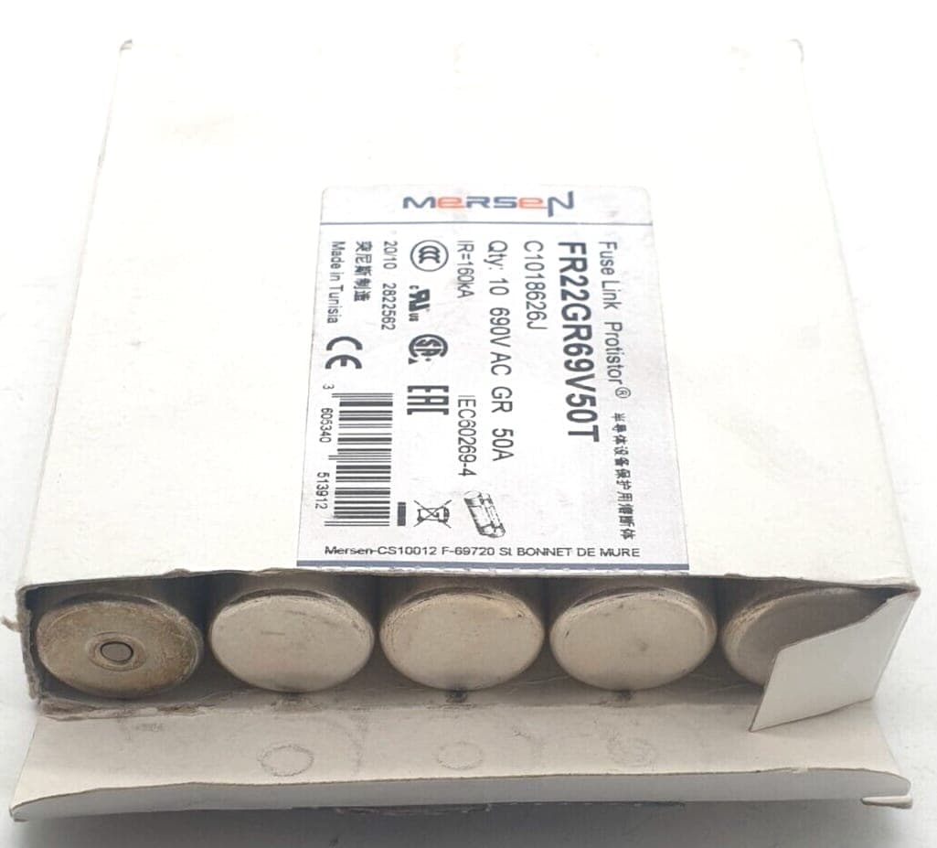 Mersen FR22GR69V50T Sicherungen C1018626J *10 STÜCK*