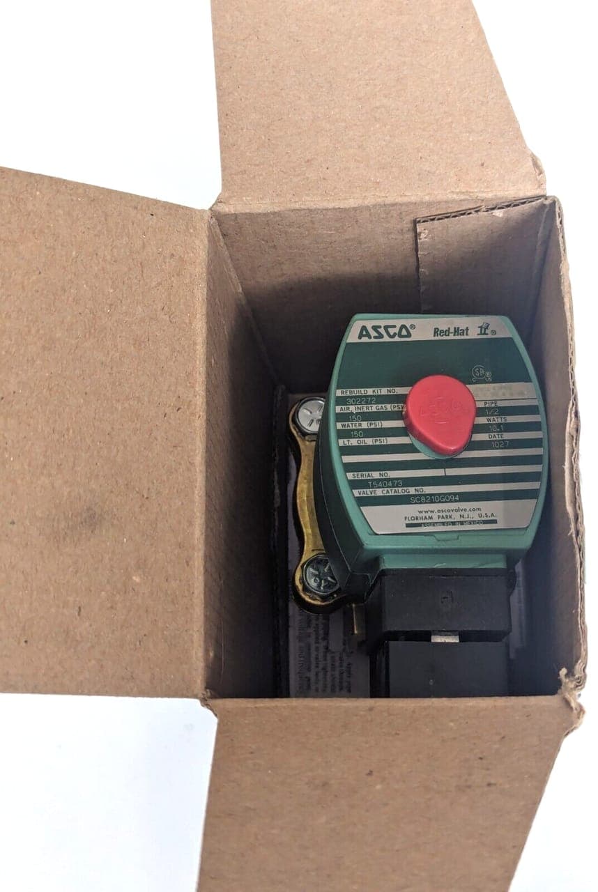 Asco RedHat SC8210G094 Magnetventil PIPE 1/2 10.1 Watts Ventil NEU OVP
