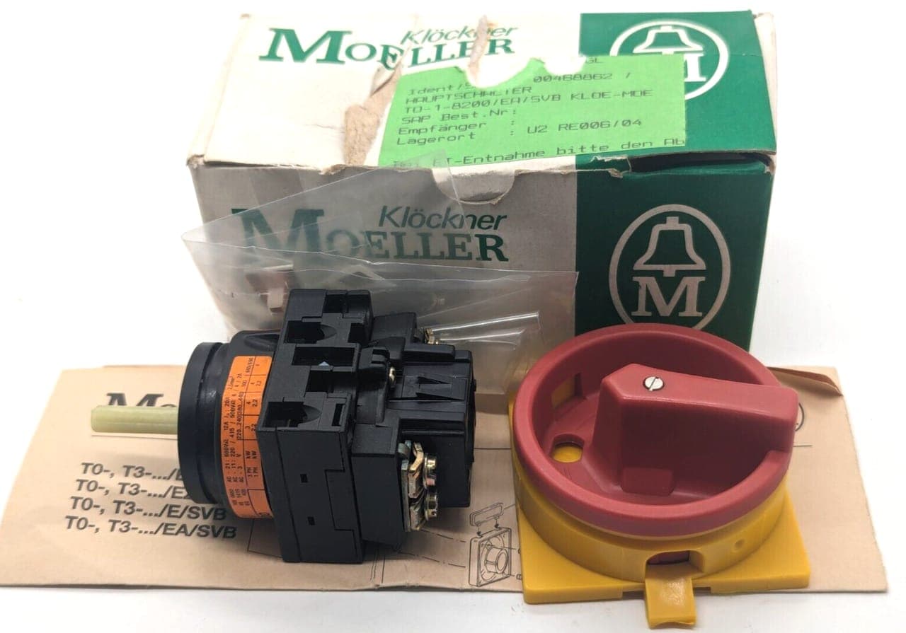 Moeller T0-1-8200/EA/SVB Hauptschalter NEU OVP