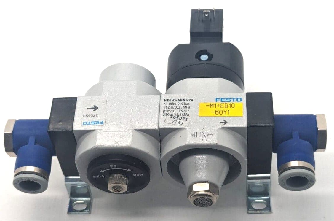 FESTO HEE-D-MINI-24 + HEL-D-MINI Einschaltventil
