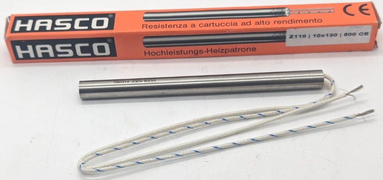 Hasco Z 110 10x130 800W Hochleistungs-Heizpatrone 580314 NEU OVP