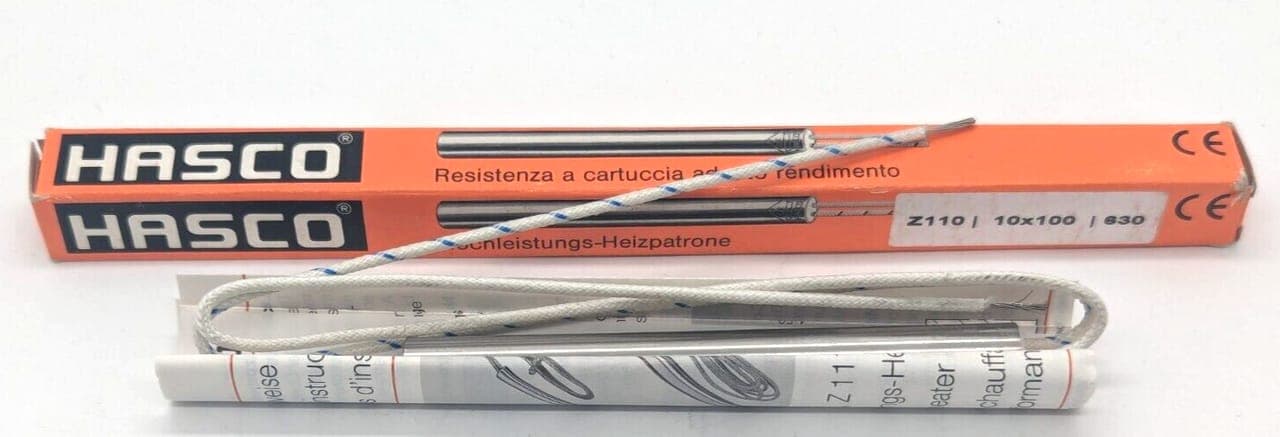 Hasco Z 110 10x100 /630 Hochleistungs-Heizpatrone NEU OVP