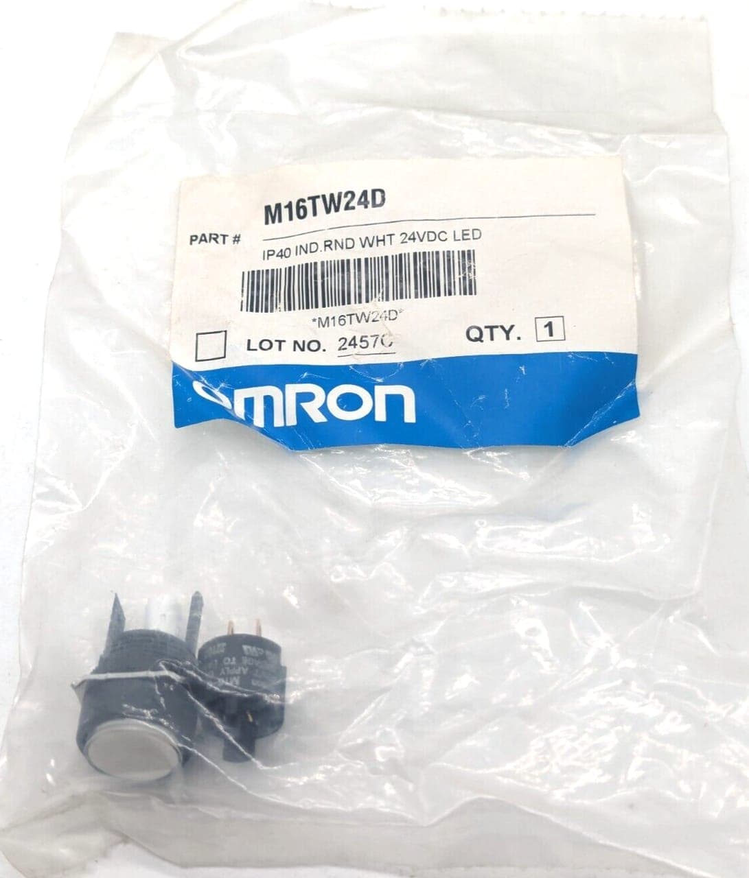 Omron M16TW24D Kontrollleuchte weiss NEU OVP
