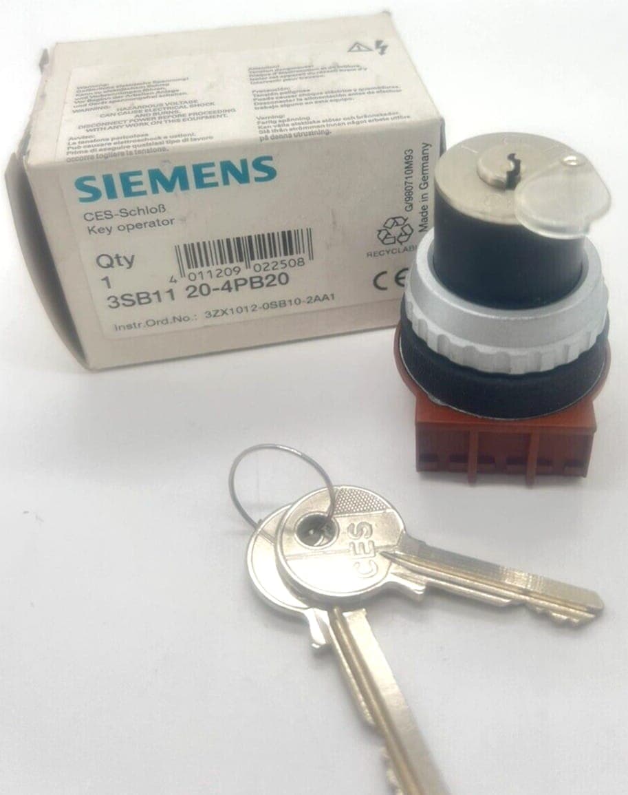 Siemens 3SB1120-4PB20 Schlüsselschalter NEU OVP