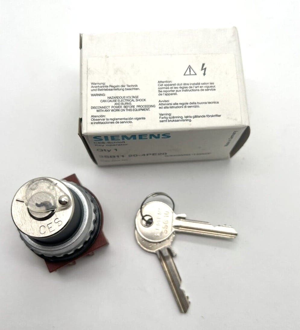 Siemens 3SB1120-4PE20 CES-Schloß Key operator Neu OVP