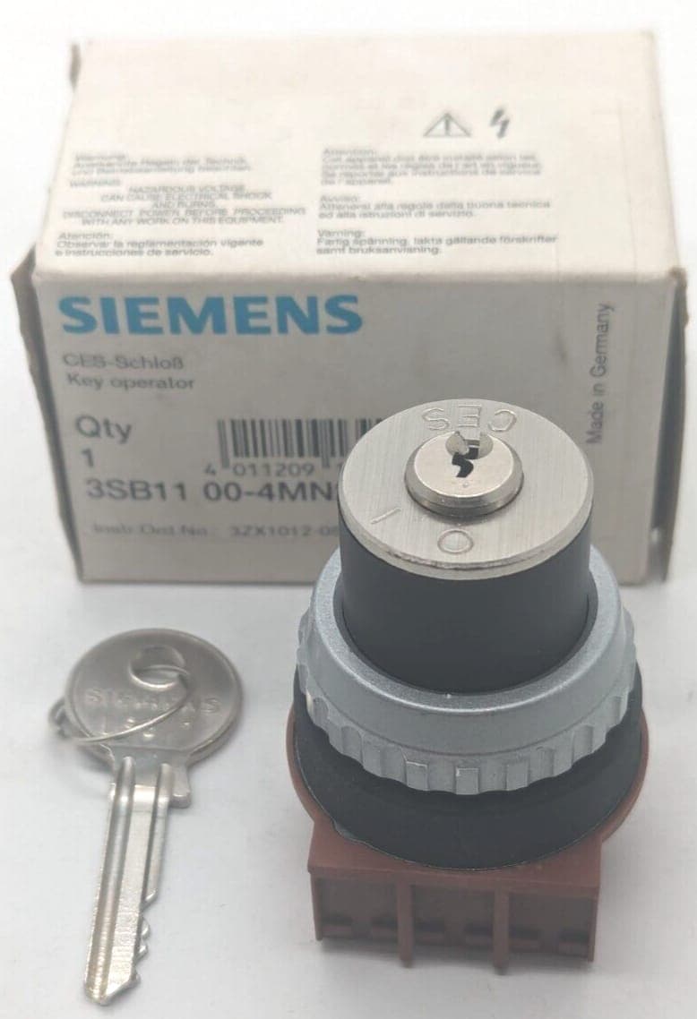 Siemens 3SB11 00-4MN20 CES-Schloß Key opertaor NEU OVP