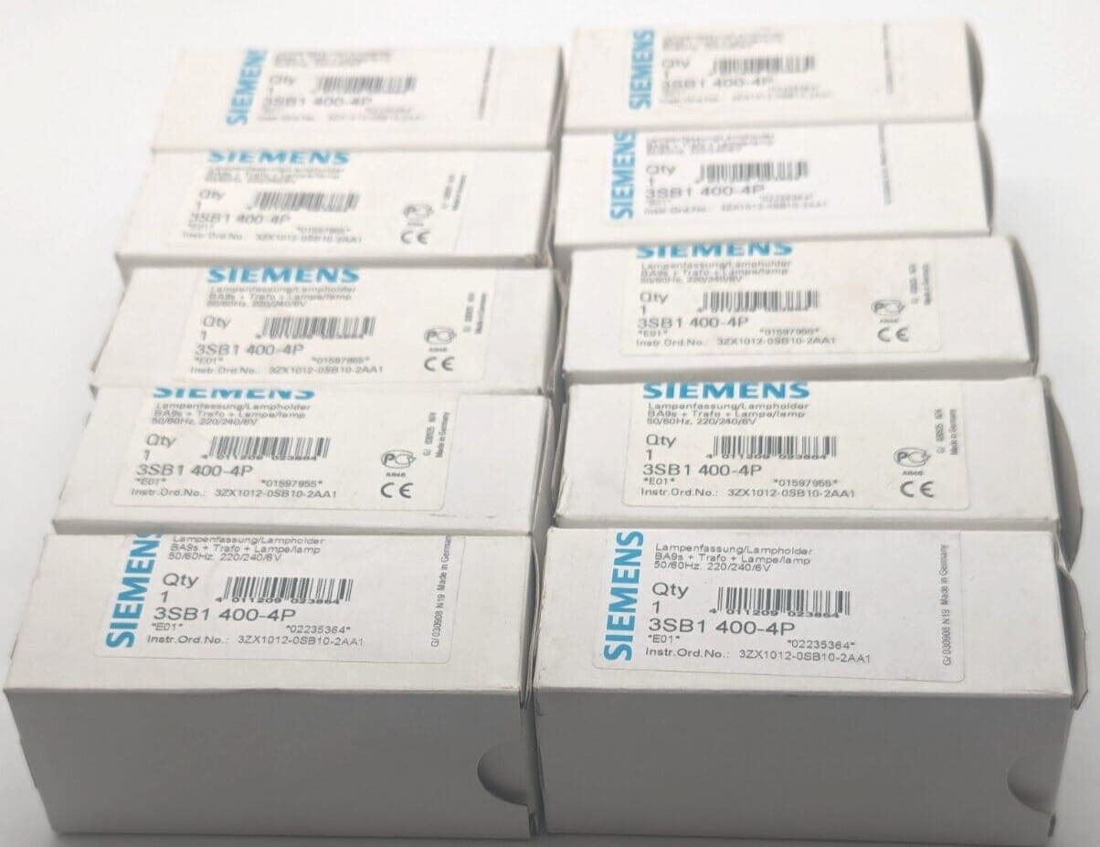10x Siemens 3SB1400-4P Lampenfassung NEU OVP