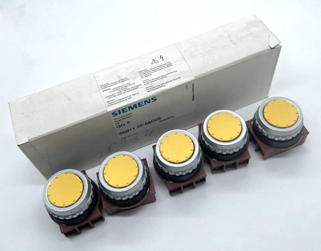 Siemens 3SB1120-0AD20 Druckknopf (5 Stück ) NEU OVP