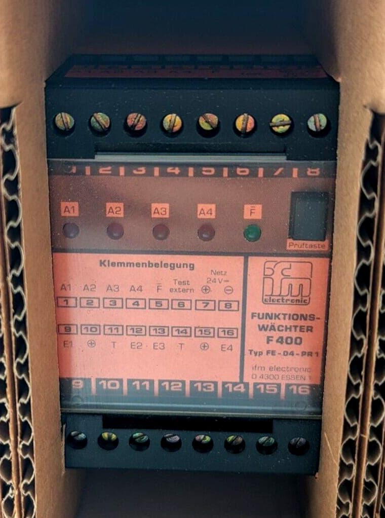 Ifm Electronic FE-04-PR1 Funktionswächter F400 NEU OVP