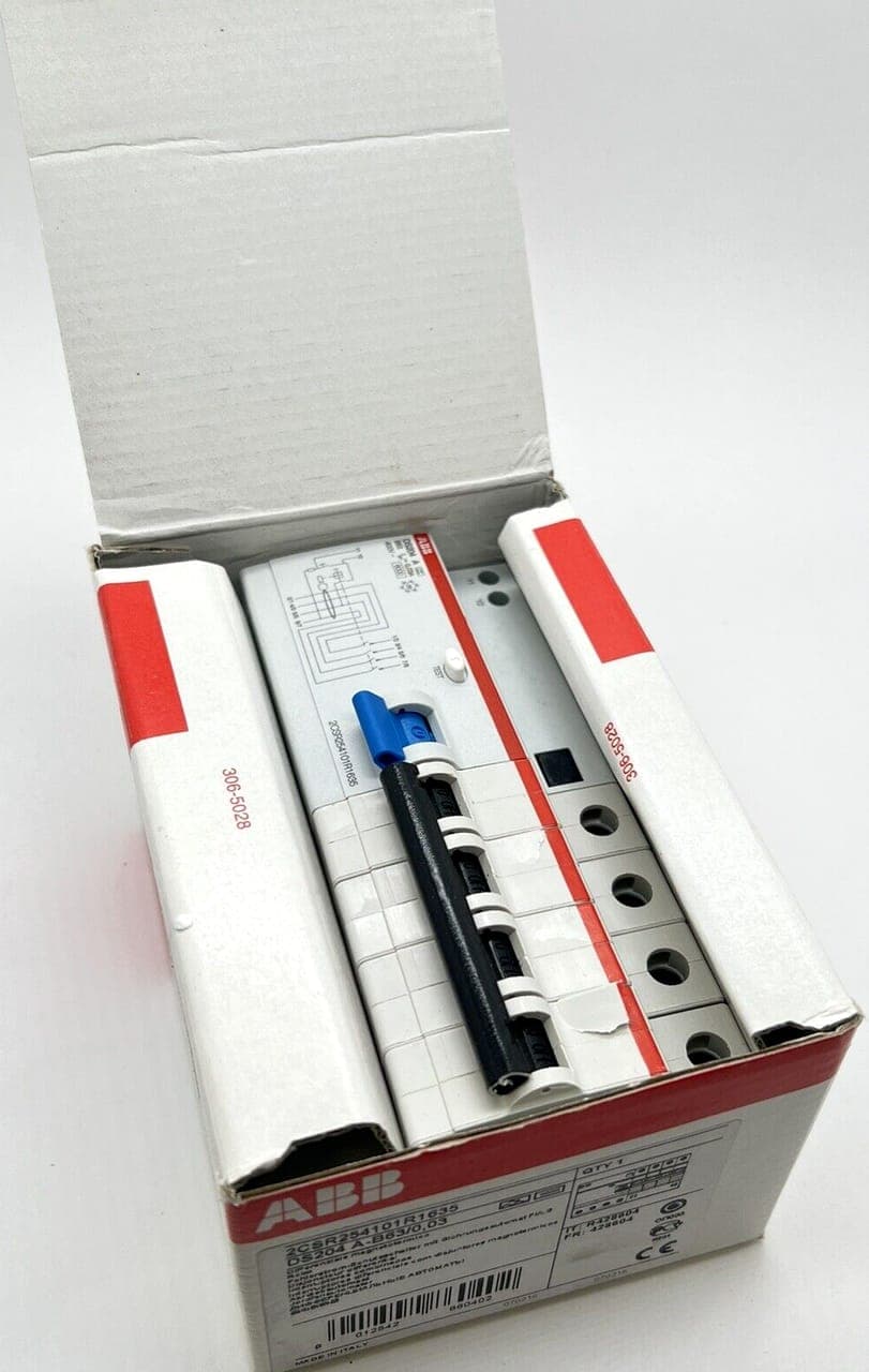ABB 2CSR254101R1635, DS204A-B63/0,03 Fehlerstrom-Schutzschalter NEU OVP