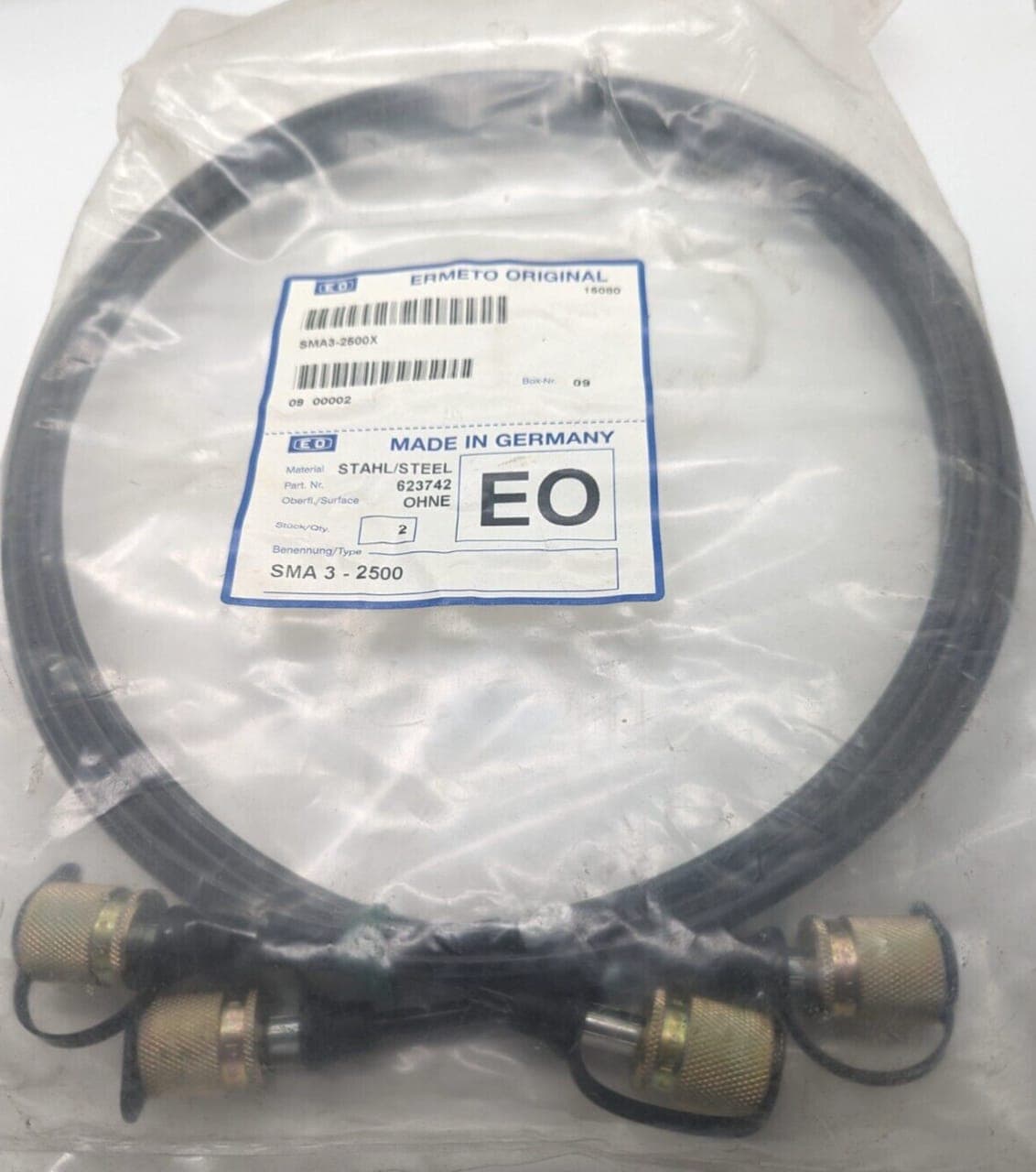 Ermeto Original SMA3-2500X Stahl 623742 (2 Stück )