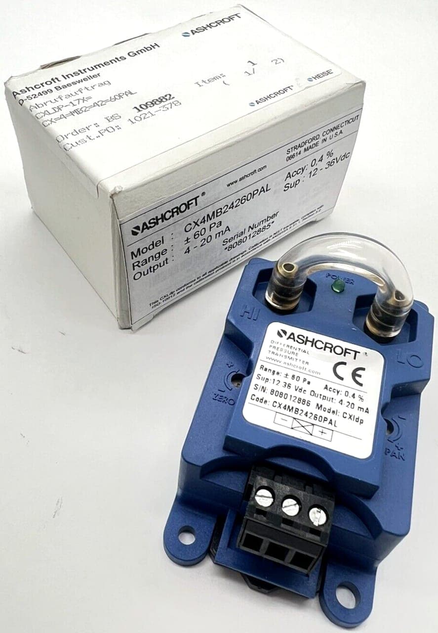 Ashcroft CX4MB24260PAL Druck und Differenz-Druck-Sensor NEU OVP