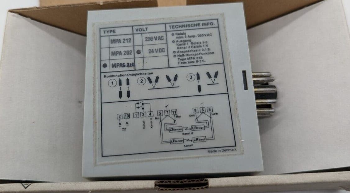 Telco MPA 212 Lichtschrankenvestärker NEU OVP