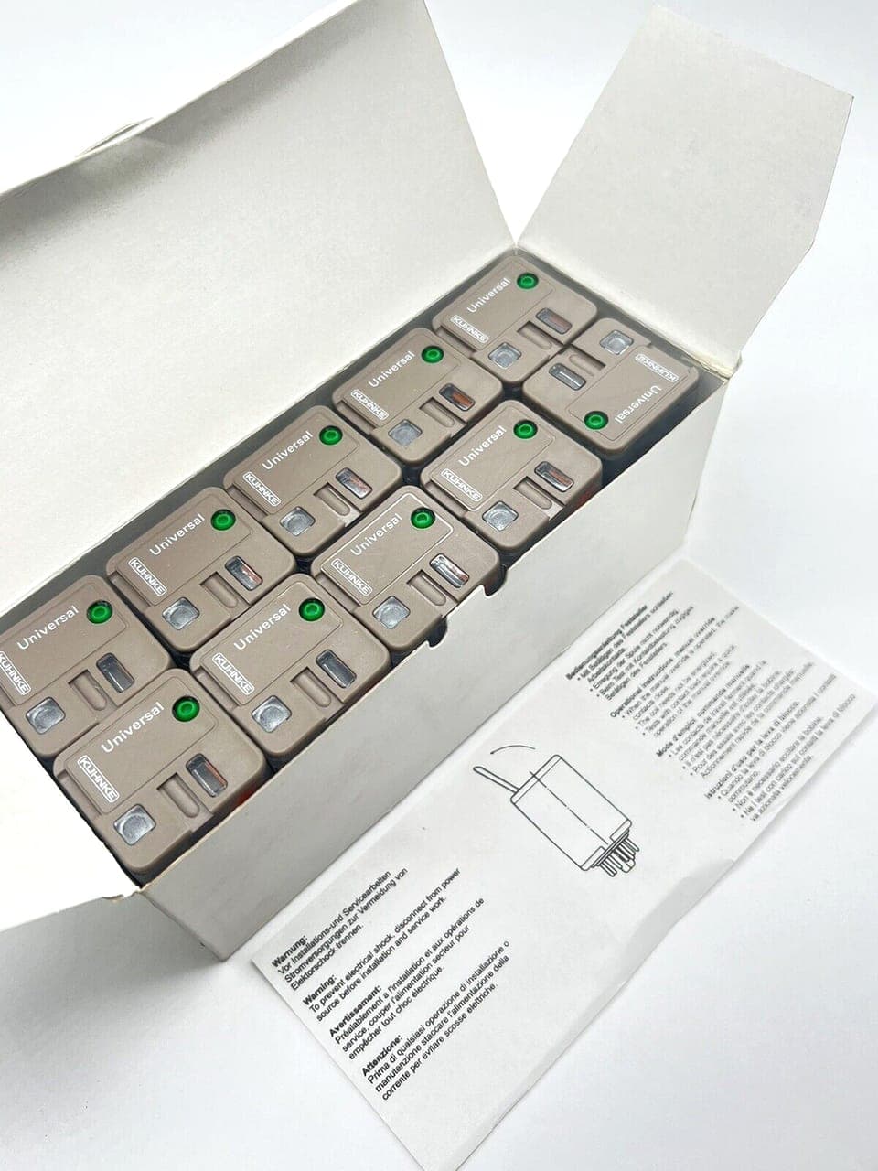 10x Kuhnke UF3G-24VDCN Steckrelais Industrierelais NEU OVP