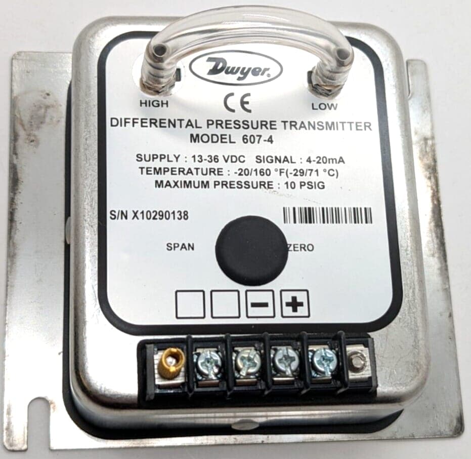 Dwyer 607-4 Differenzdrucktransmitter NEU OVP