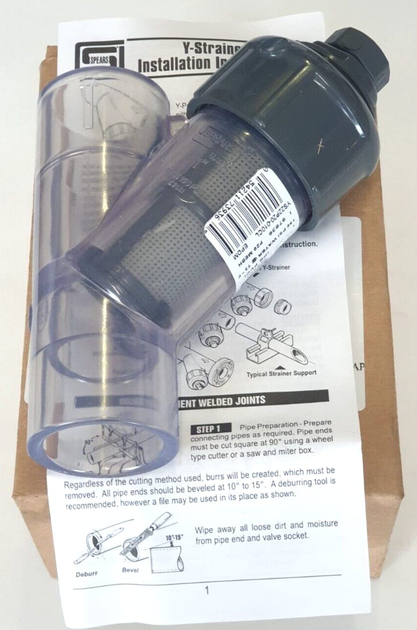 Spears YS22P20-010CL 150 PSI Wasser PVC Clear NEW OVP