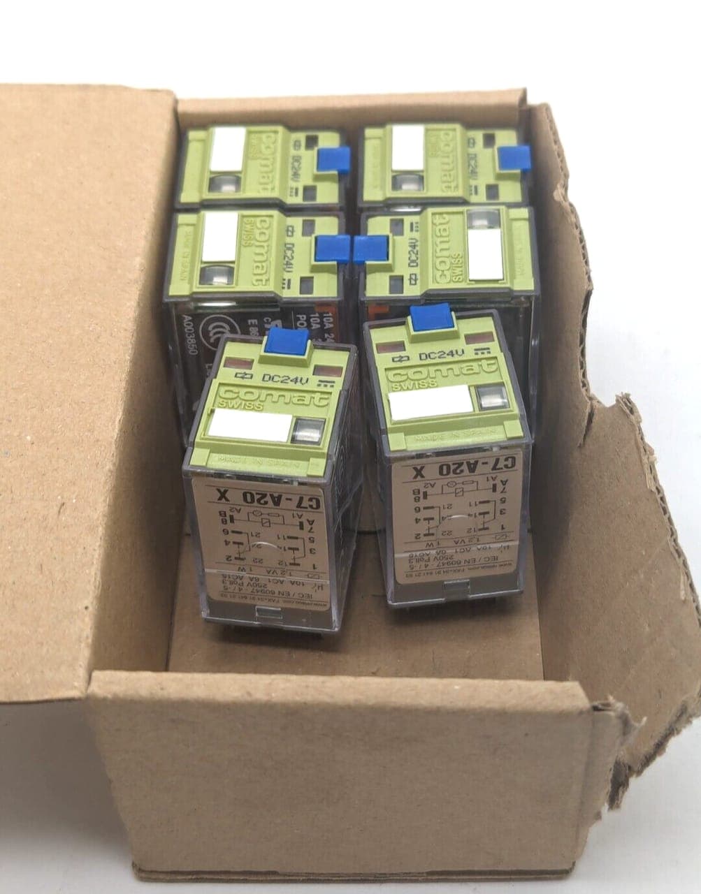 Comat C7-A20 X DC24V Relais Relay *6 Stück*