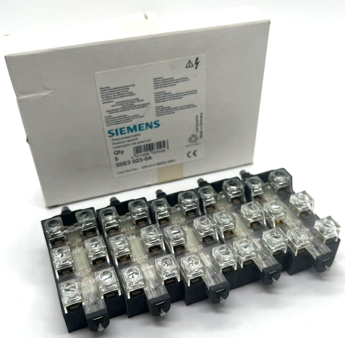 5x Siemens 3SE3 023-0A Positionsschalter NEU OVP