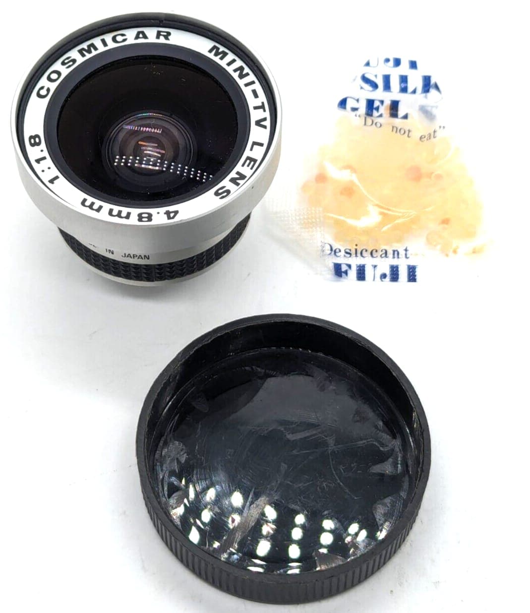 COSMICAR MINI-TV LENS 4.8mm 1:1.8 NEW OVP