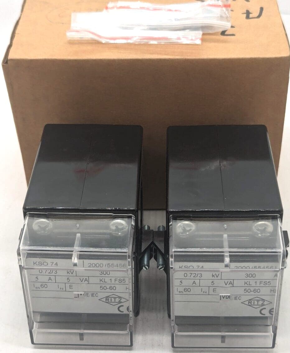 2x Ritz KSO 74 Stromwandler 2000/554561 NEU OVP