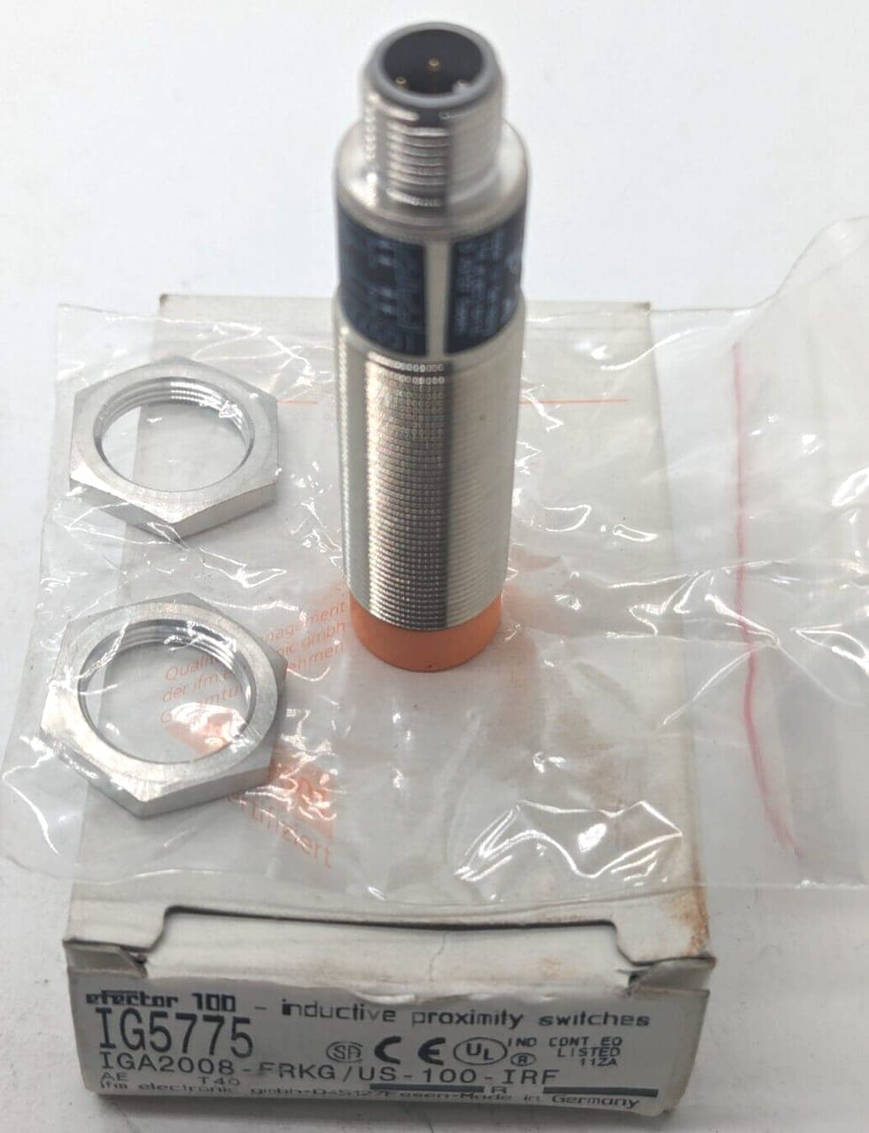 Ifm IG5775 induktiver sensor IGA2008 NEU OVP