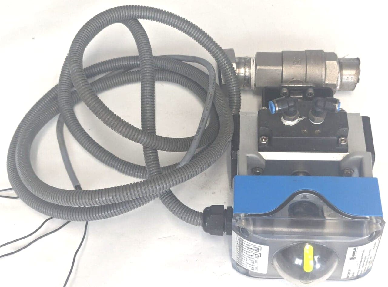 Omal DA30-F03-F05 Pneumatisches Stellantrieb + Riegler MP1.2MS.201