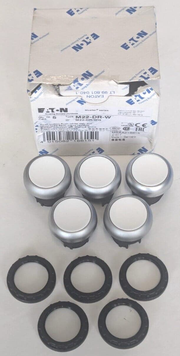Eaton M22-DR-W Drucktaste weiß * 5 Stück * NEU OVP