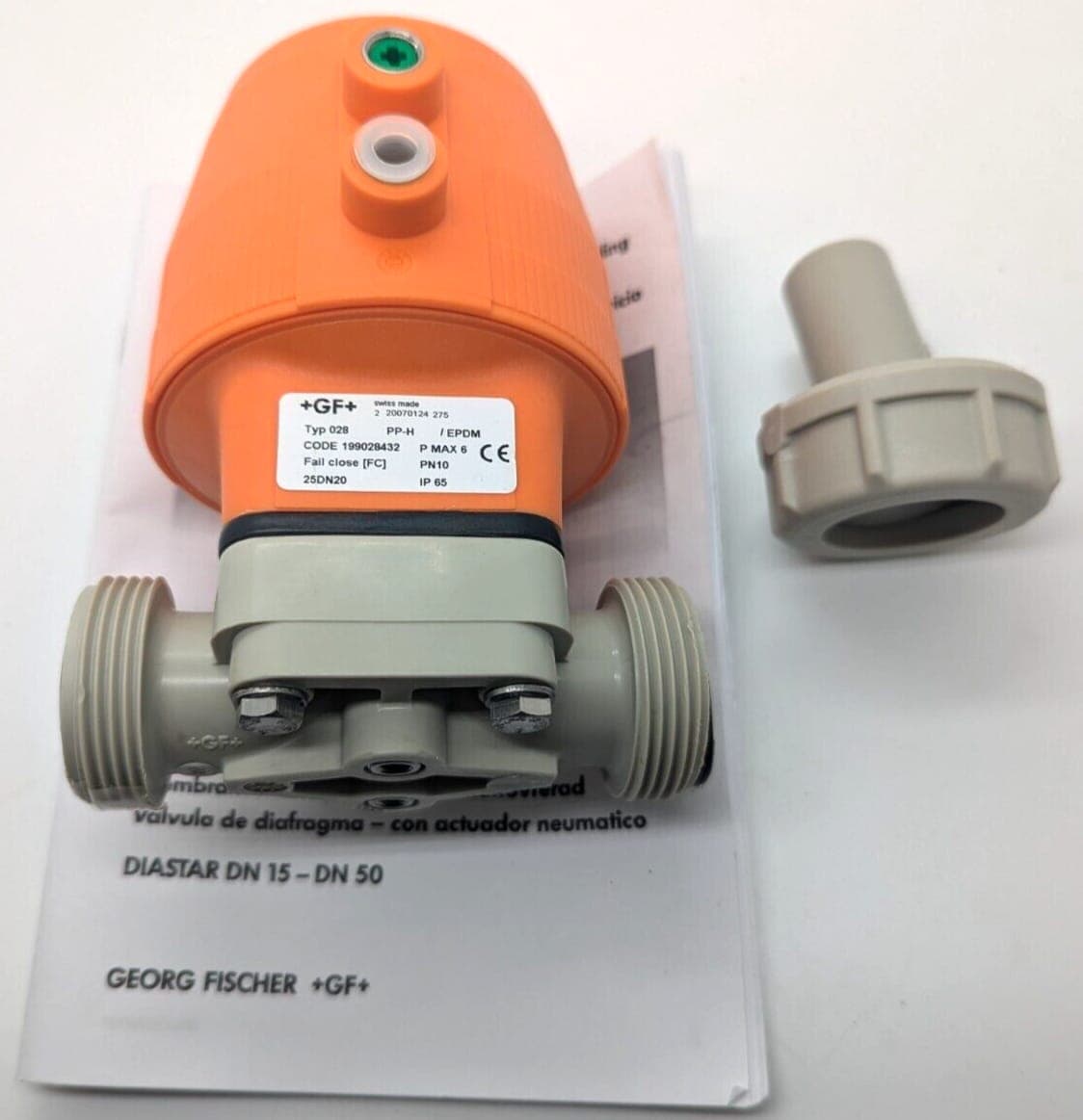 +GF+ 028 PP-H /EPDM Membranventil 199028432 NEU OVP