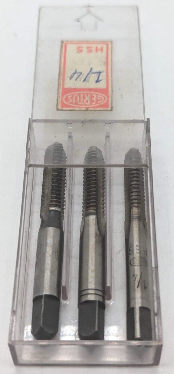 3x Gertus 1/4 HSS Gewindebohrer 5,1 NEU OVP