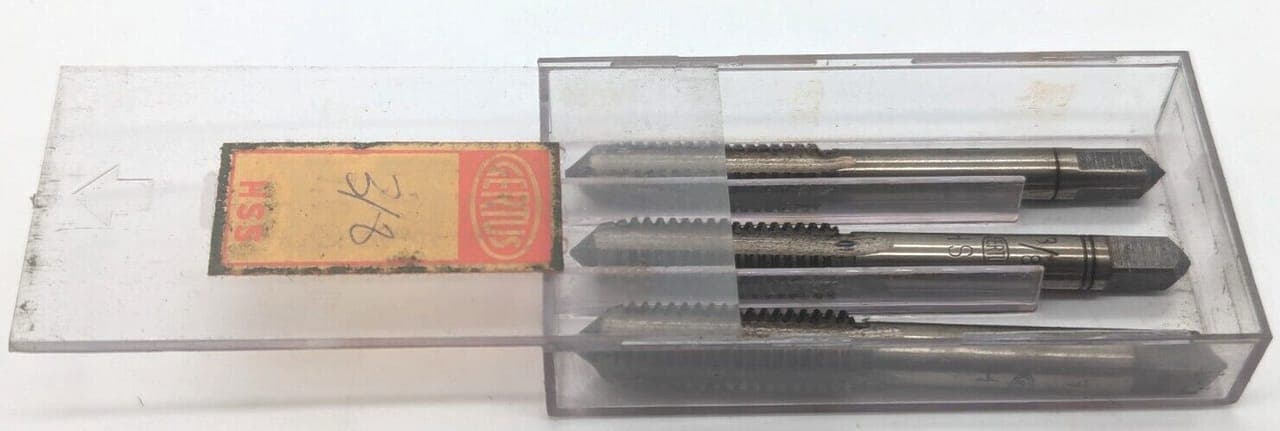 3x Gertus 3/8 HSS Gewindebohrer 7,9 mm NEU OVP
