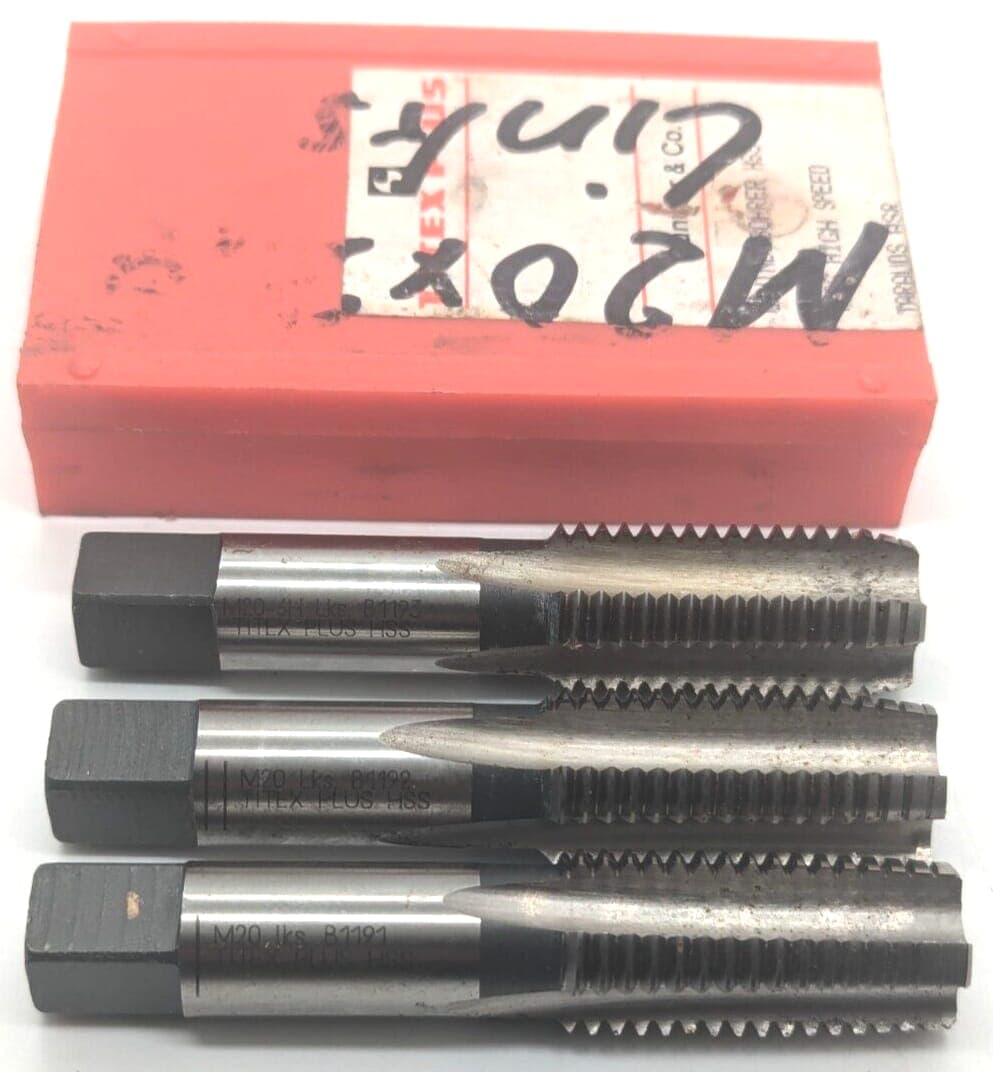 3x Titex Plus M20 6H Lks B1193 Gewindebohrer NEU OVP