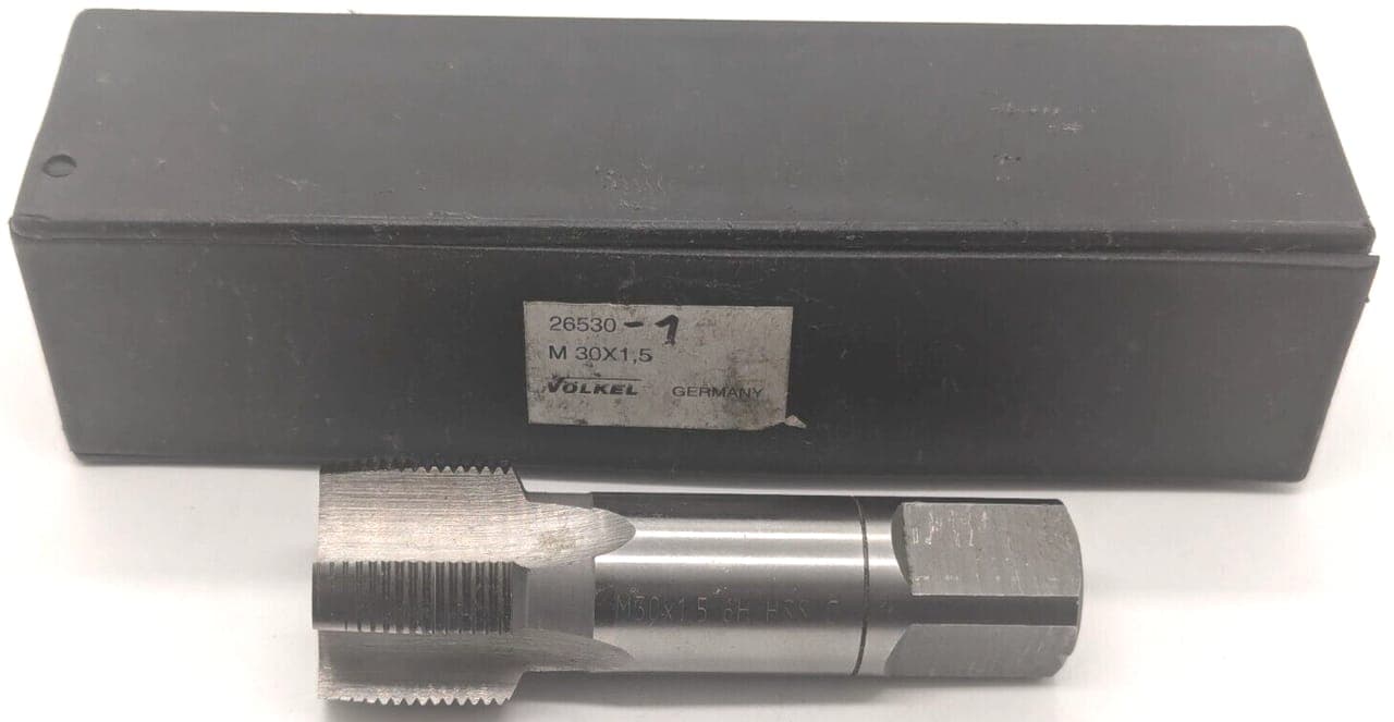 VÖLKEL M 30x1,5 HSS G Handgewindebohrer Fertigschneider 26530 NEU OVP