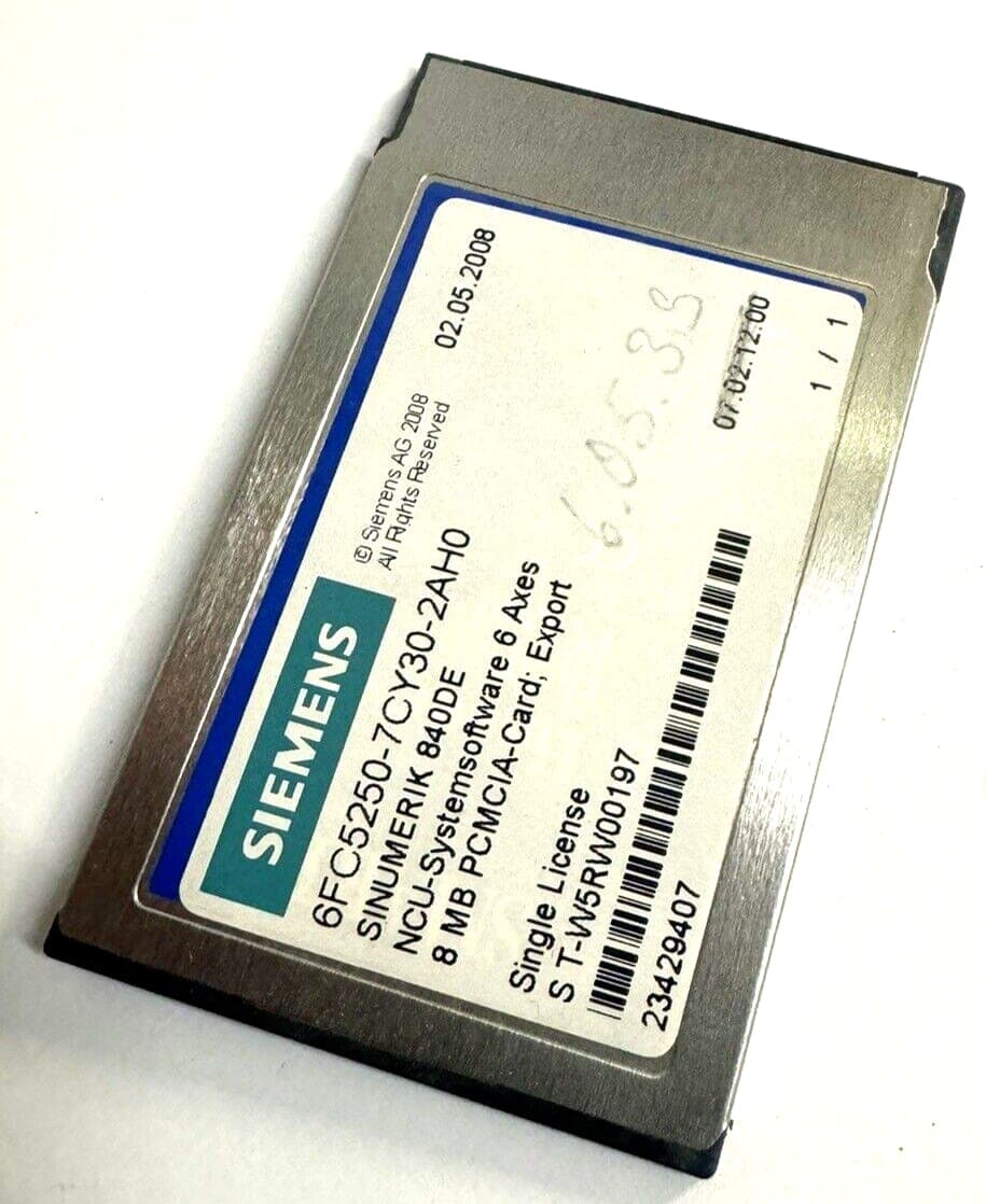 Siemens 6FC5250-7CY30-2AH0 Sinumerik 840DE Systemsoftware 6 Axes