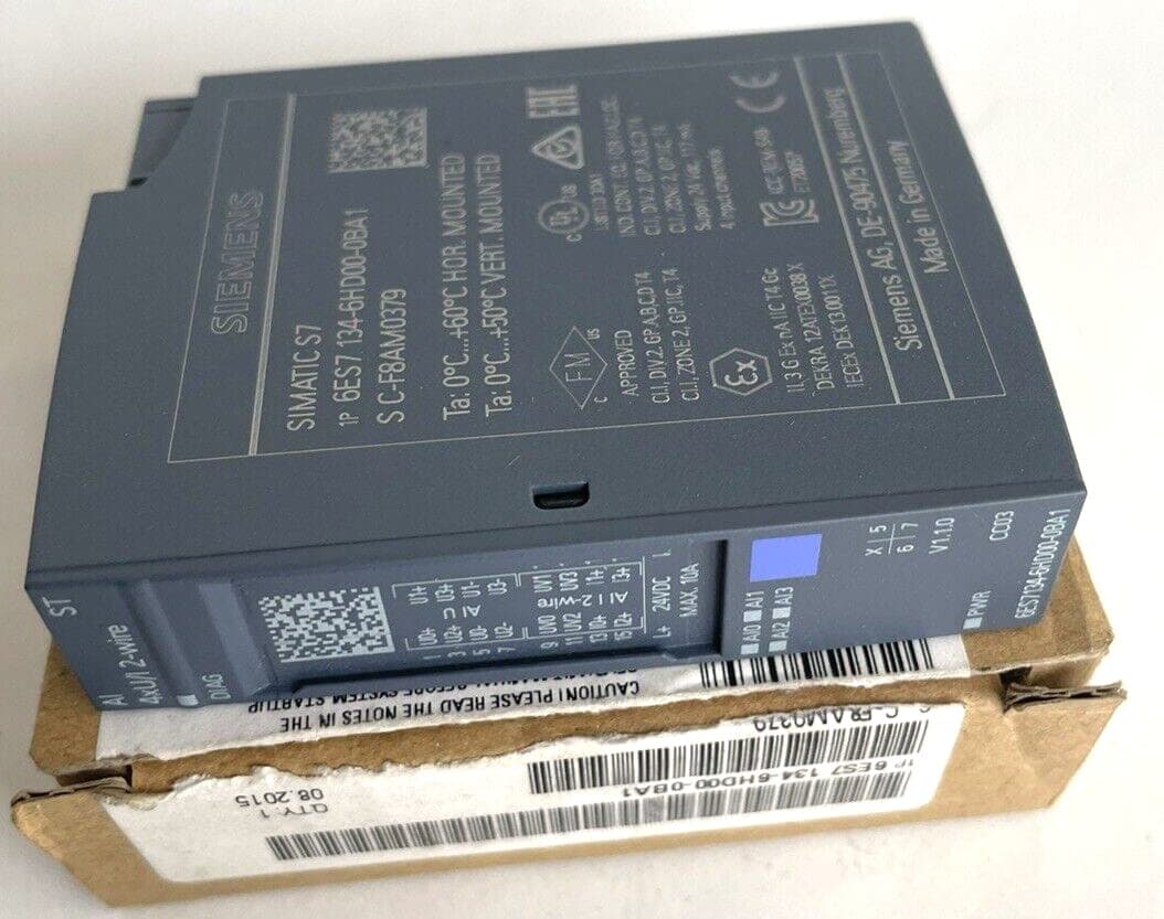 Siemens 6ES7 134-6HD00-0BA1 Simatic ET200SP Outputmodul Analog Module NEU OVP