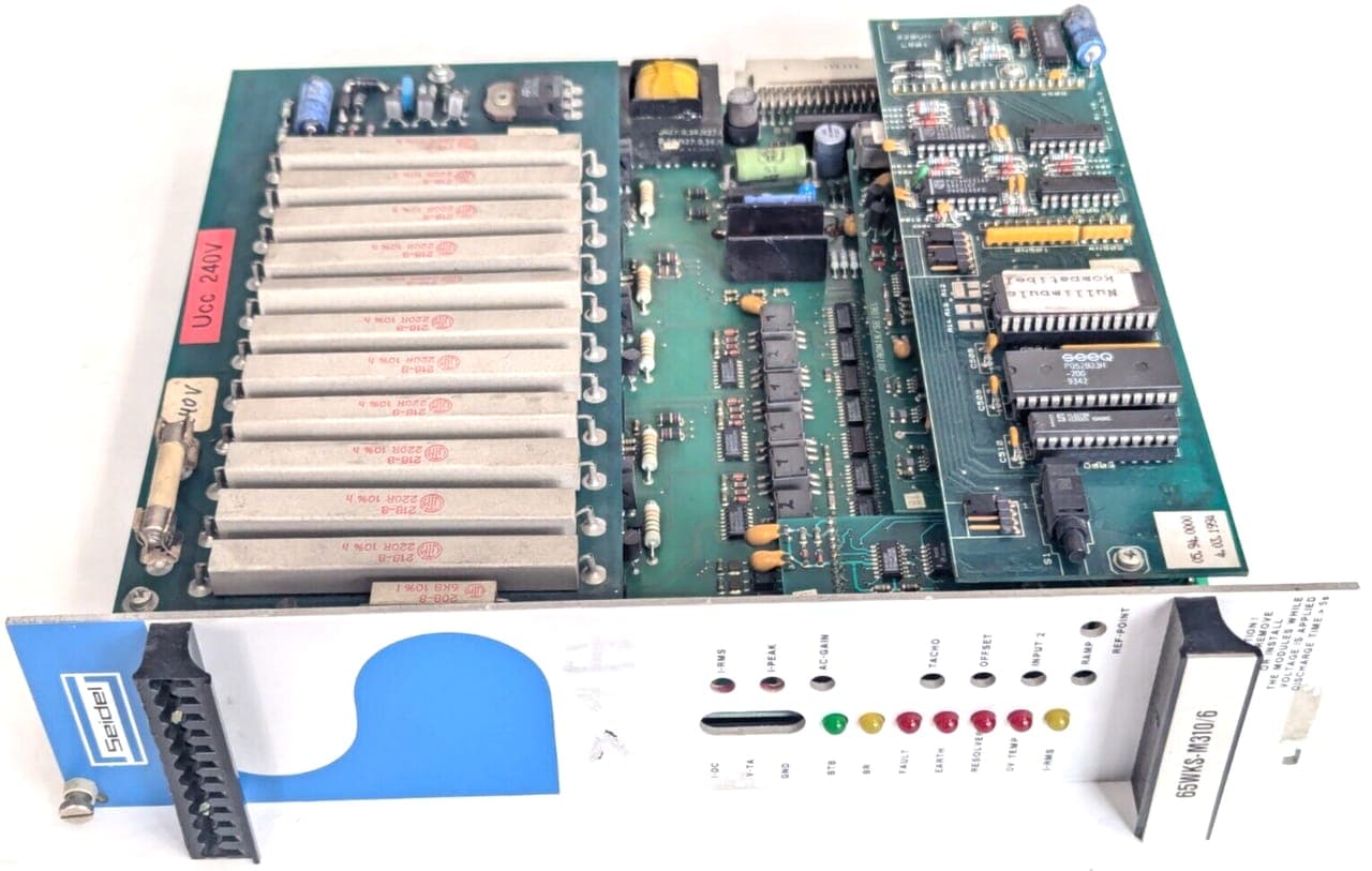 Seidel 65WKS-M310/6PB Servo Drive Control