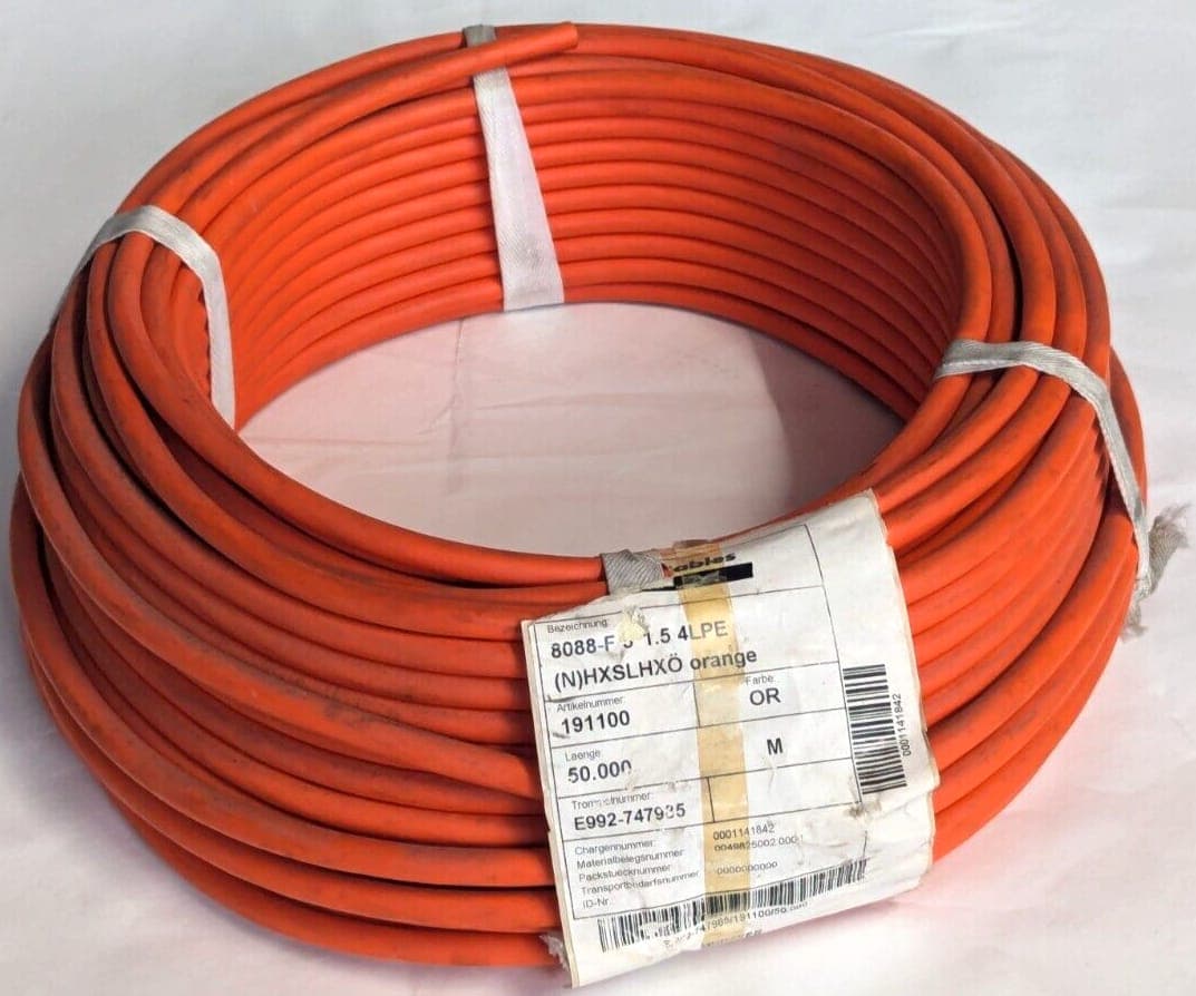 LeitungensKabel Leitung THERMFLEX (N)HXSLHXÖ orange 50M NEU