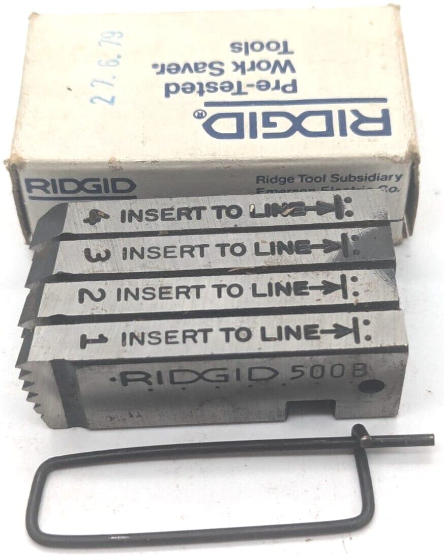 Ridgid 500B Schneidebacken 1/2" - 13 UNC Bolt Dies NEU OVP