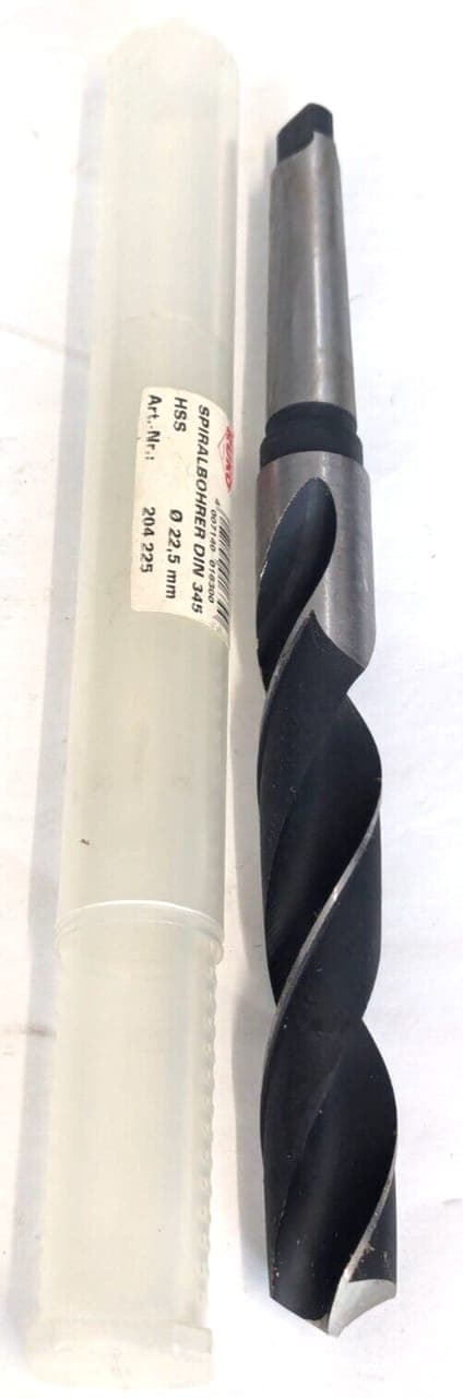 RUKO Spiralbohrer DIN 345 HSS Ø 22,5mm NEU OVP