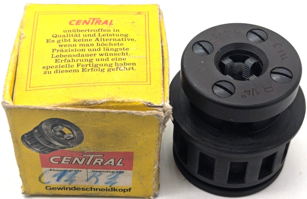 Central R1/4 Gewindeschneidkopf Schneidkopf C1 1/4 NEU OVP