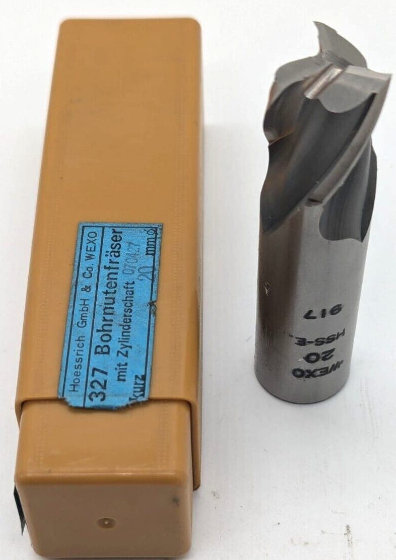 Hoessrich DIN 327 Bohrnutenfräser Wexo 20 HSS-E 20mm NEU OVP