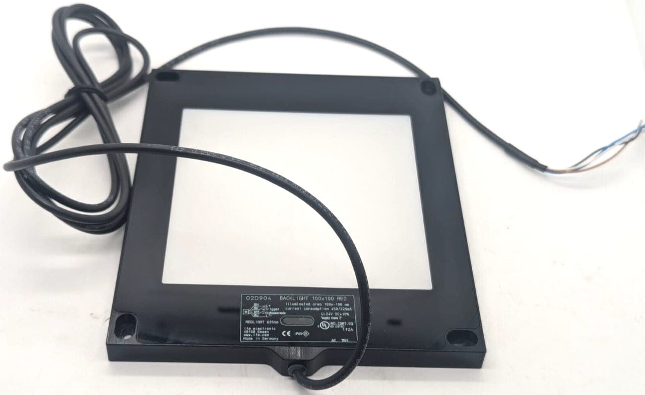 Ifm 02D904 Externe Beleuchtung 02D904 Backlight 100x100 RED NEU OVP
