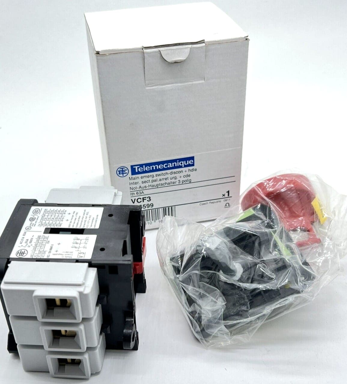 Telemecanique VCF3 016599 Not-Aus Hauptschalter NEU OVP